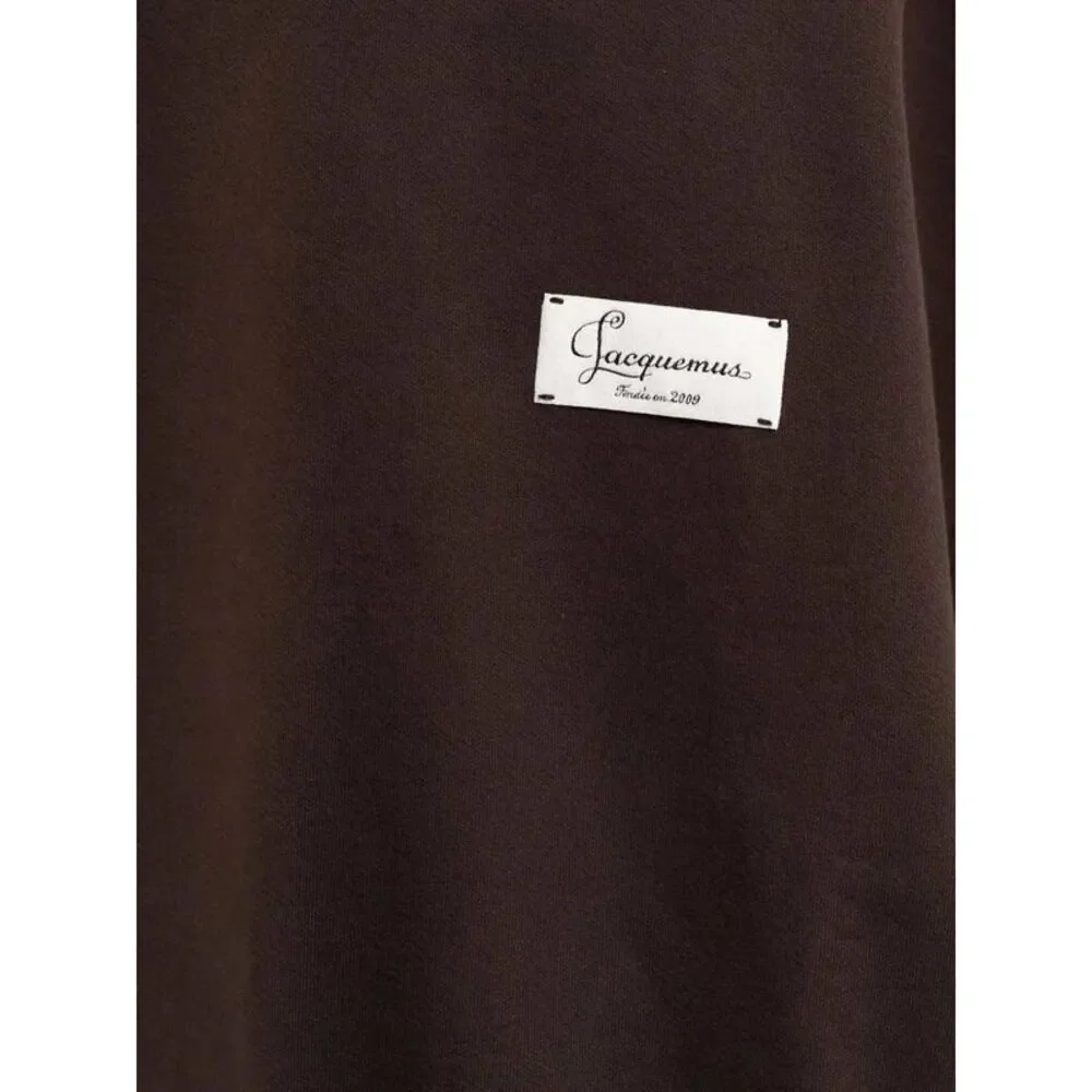 Jacquemus Men Ruban Sweatshirt With Logo Appliqué